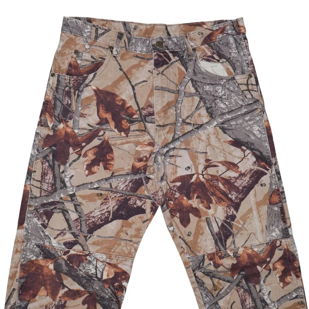 Wrangler Double Knee Woodland Camo 32x34 Jeans Mens Fusion 3D Hunting Pants